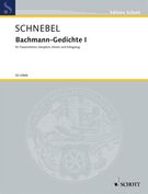 Ultima Speranza - Bachmann-Gedichte I : Für Frauenstimme, Altsaxophon, Klavier und Schlagzeug.