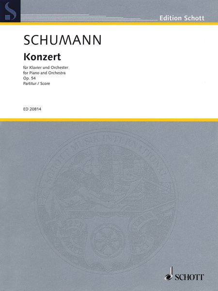 Konzert, Op. 54 : Für Klavier und Orchester / edited by Bernhard R. Appel.