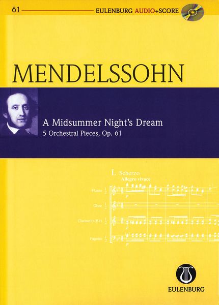 Theodore Front Musical Literature - Midsummer Night's Dream : 5  Orchestral Pieces, Op. 61 / edited by Boris von Haken.