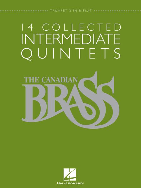 14 Collected Intermediate Quintets : Trumpet 2 Part.