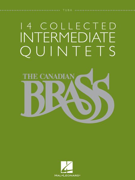 14 Collected Intermediate Quintets : Tuba Part.