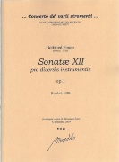 Sonate XII, Op. 1 : Pro Diversis Instrumentis (London, 1688) / edited by Alessandro Bares.