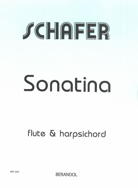 Sonatina : For Flute and Harpsichord.