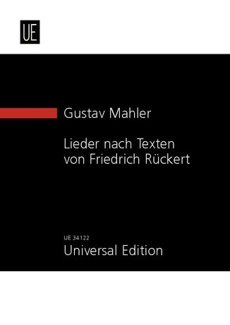 Lieder Nach Texten Von Friedrich Rückert : Für Singstimme Und Orchester (1901/1905).