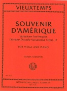 Souvenir D'amerique - Variations Burlesques (Yankee Doodle Variations), Op. 17 : For Viola & Piano.