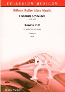 Sonate In F : Für Violoncello Und Klavier / edited by Gernot M. Grohs.