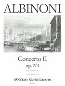 Concerto II, Op. 2/4 E-Moll : Für Violine und Streichorchester.
