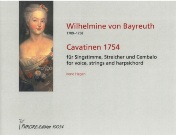 Cavatinen 1754 : Für Singstimme, Streicher Und Cembalo / edited by Irene Hegen.