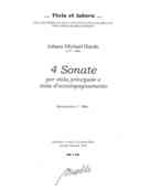 4 Sonate : Per Viola Principale E Viola D'Accompagnamento / edited by Alessandro Bares.