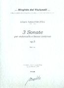 3 Sonate, Op. 5 : Per Violoncello E Basso Continuo / edited by Alessandro Bares.