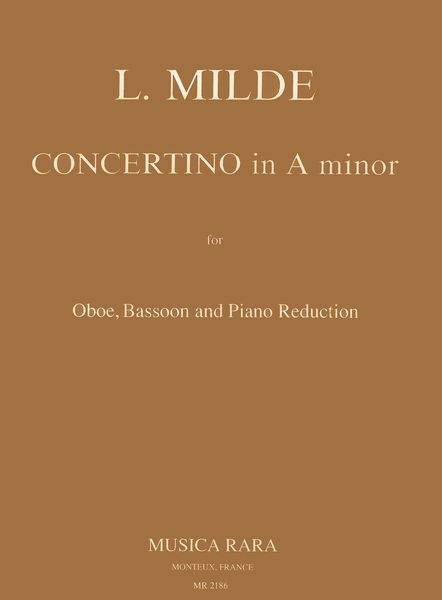 Concertino In A Minor : For Oboe, Bassoon And Piano.