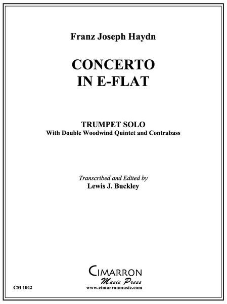 Concerto In E Flat : For Trumpet With Double Wind Quintet and Bass / arr. by Lewis Buckley.