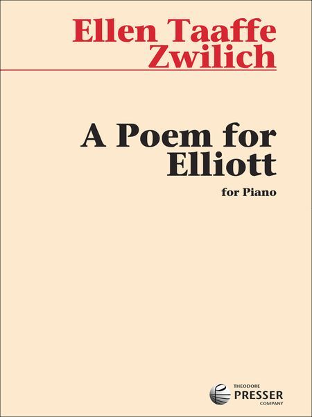 Poem For Elliott : For Piano (2007).