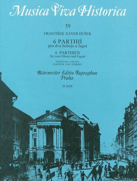 Six Partitas : For Two Oboes and Bassoon.