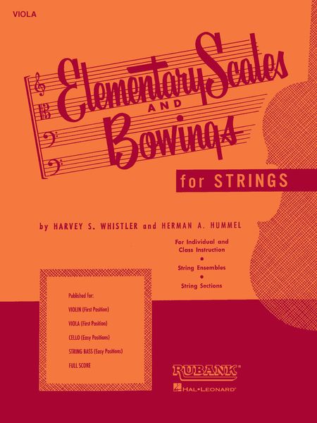 Elementary Scales and Bowings : For Viola.