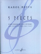 5 Pieces : Pour Violon Ou Alto Et Piano.