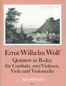 Quintett In B-Dur : Für Cembalo, Zwei Violinen, Viola Und Violoncello / edited by Yvonne Morgan.
