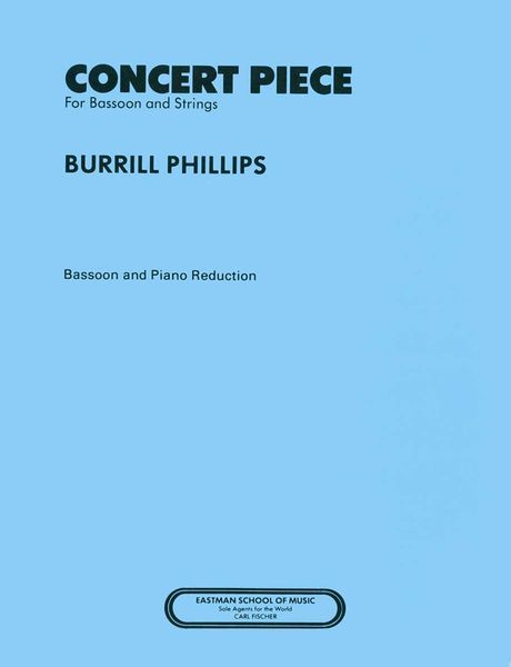 Concert Piece : For Bassoon and Strings.