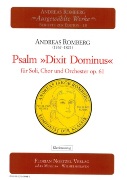 Psalm Dixit Dominus, Op. 61 : Für Soli, Chor Und Orchester / edited by Klaus G. Werner.