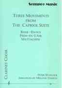 Three Movements From The Capriol Suite : For Clarinet Choir / arranged by Melanie Thorne.