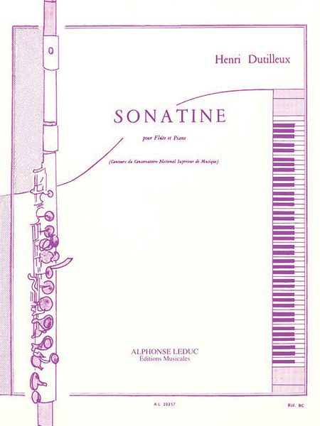Sonatine : For Flute and Piano.
