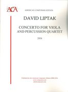 Concerto : For Viola and Percussion Quartet (2004).