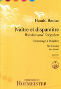 Naitre Et Disparaitre - Hommage A Skrjabin : For Piano.