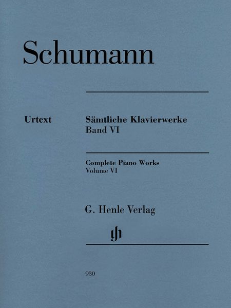 Complete Piano Works, Vol. VI / Ed. Ernst Herttrich, Robert Münster and Wolf-Dieter Seiffert.