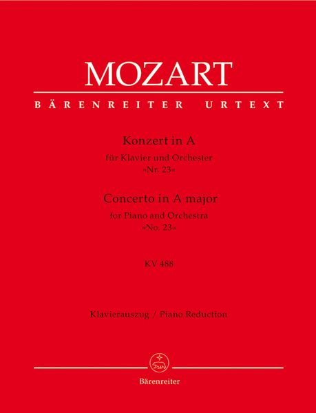 Concerto No. 23 In A Major, K. 488 : For Piano and Orchestra - reduction For Two Pianos.