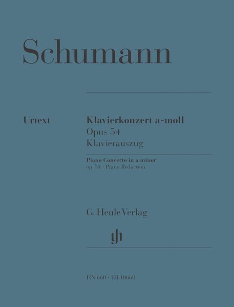 Klavierkonzert A-Moll, Op. 54 : Piano reduction / edited by Peter Jost.