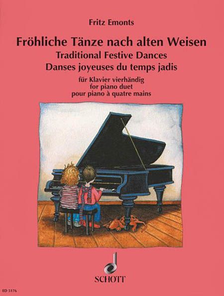 Fröhliche Tänze Nach Alten Weisen : For Piano, Four Hands.