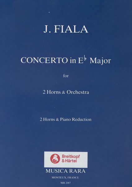 Concerto In Eb Major : For 2 Horns & Orchestra.