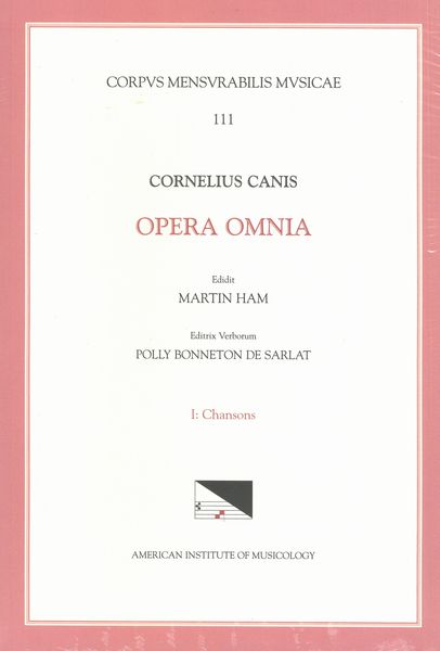 Opera Omnia, Vol. 1 / edited by Martin Ham.