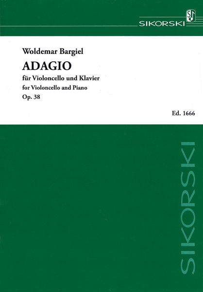 Adagio, Op. 38 : For Violoncello and Piano.