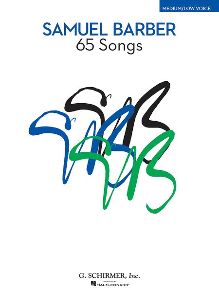 65 Songs : For Medium/Low Voice / edited by Richard Walters.