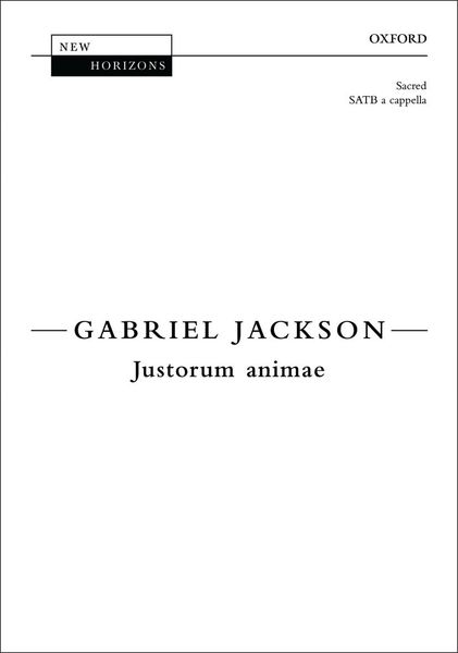 Justorum Animae : For SATB Choir A Cappella.