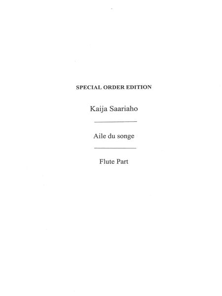 Aile Du Songe : Concerto For Flute and Orchestra (2001).