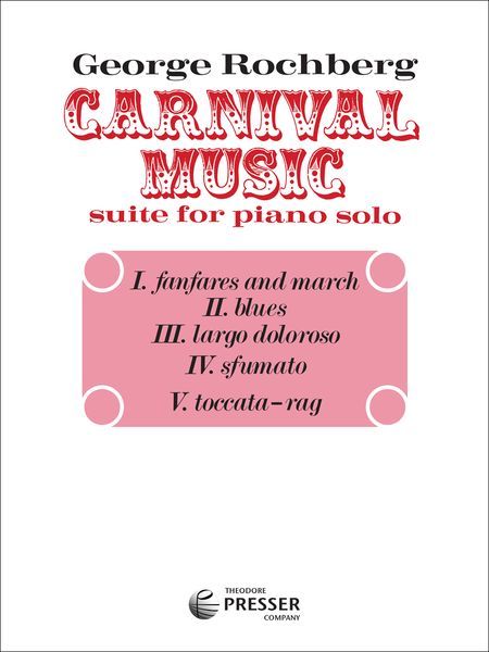 Carnival Music : Suite For Piano Solo.