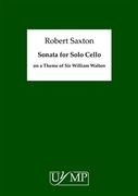 Sonata For Solo Cello On A Theme Of Sir William Walton (1999).