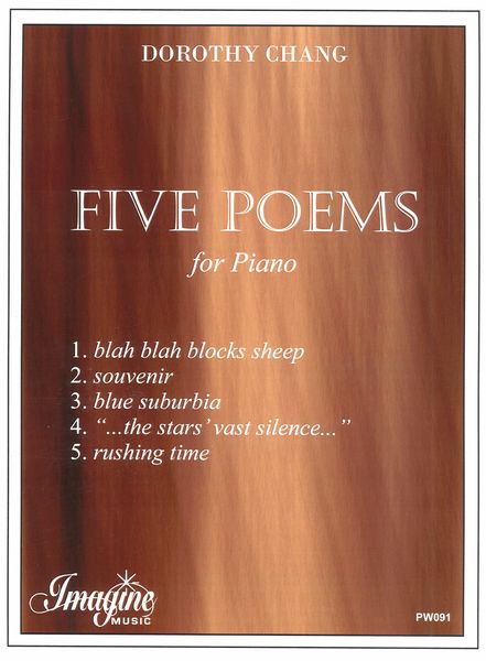 Five Poems : For Piano.
