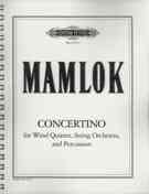 Concertino : For Wind Quintet, String Orchestra and Percussion (1984).