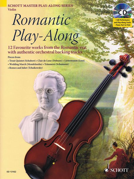 Romantic Play-Along : For Violin / arranged by Artem Vassiliev.