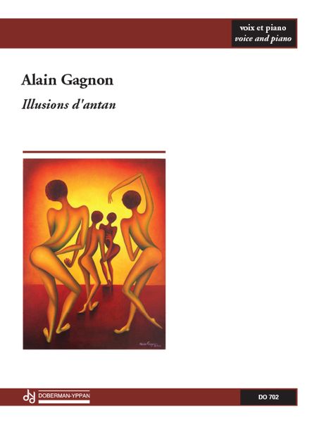 Illusions d'Antan : For Voice and Piano (1966, Rev. 2009). Intermediaire.