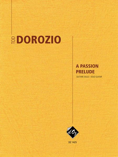 A Passion Prelude : For Solo Guitar.