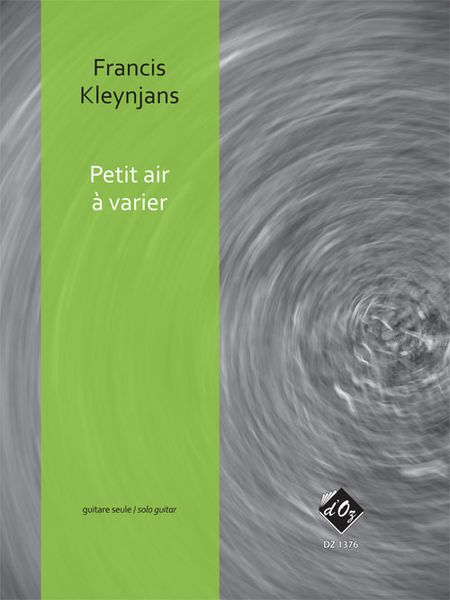 Petit Air A Varier, Op. 256 : For Solo Guitar.