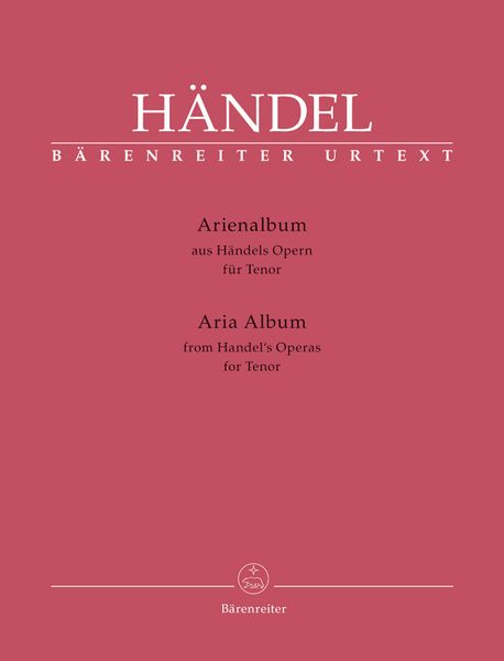 Arienalbum Aus Händels Opern = Aria Album From Handel's Operas : For Tenor / Comp. Donald Burrows.