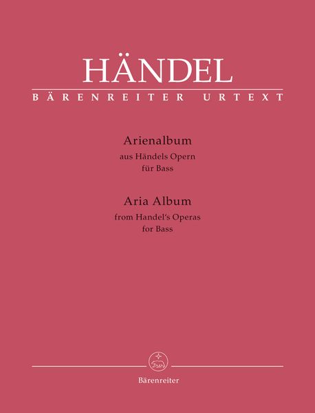 Arienalbum Aus Händels Opern = Aria Album From Handel's Operas : For Bass / Comp. Donald Burrows.
