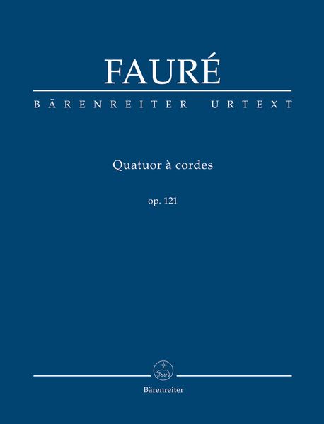 Quatuor A Cordes, Op. 121 / edited by James William Sobaskie.
