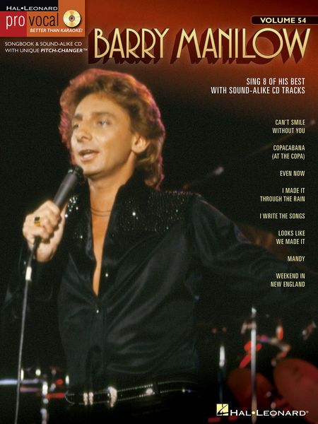 Barry Manilow : Sing 8 Of His Best With Sound-Alike CD Tracks - Men's Edition.