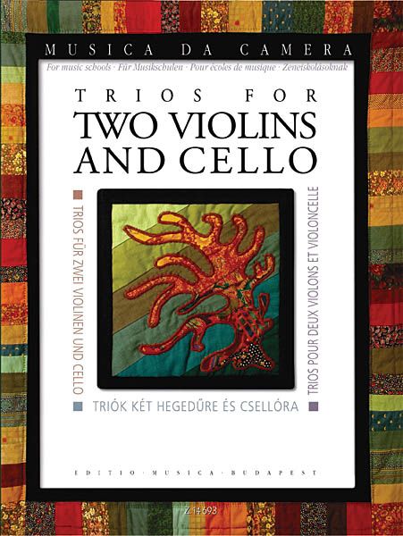 Trios For Two Violins and Cello / Selected, transcribed and edited by Arpad Pejtsik and Lajos Vigh.
